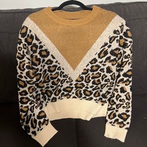 Vero Moda Animal Print Knit Sweater